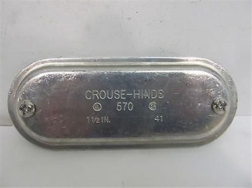 Crouse-hinds, 570 conduit outlet body cover for sale