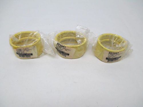 Lot 3 new bryant 72001-bsr yellow waterproof connector ring d328387 for sale