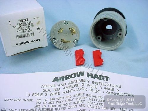 Crouse arrow hart l10-20 locking plug 20a 125/250v ah6242 for sale