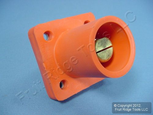 Leviton orange cam plug panel receptacle 16 series mounting plate 400a 16r23-o for sale