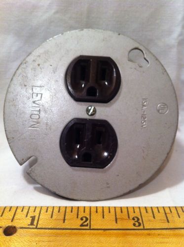 Nice leviton 15a-125v industrial receptacle free shipping! for sale