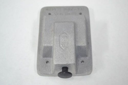 New crouse hinds ds128 toggle plunger type for fs box snap switch cover b333166 for sale