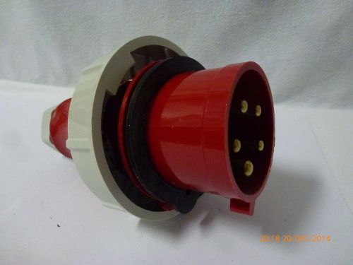 Mennekes rs 465-794 power plug bs4343 5-pin 3pn+e red 32a 380/415v new for sale