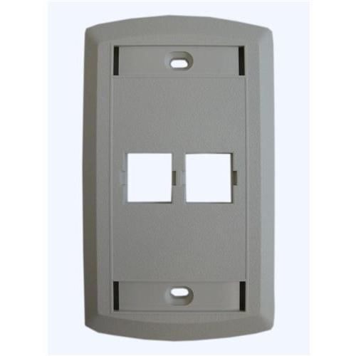 SUTTLE STAR500S2-85  2 OUTLET FACEPLATE-WHIT
