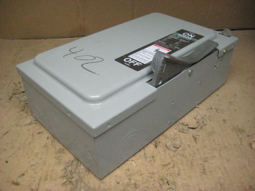 Siemens, ite enclosed heavy duty switch f352 60 amp 600v 480v 3ph 15/30hp for sale