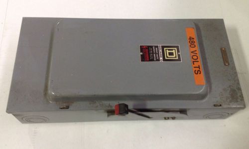SQUARE D * 200A SINGLE THROW NON-FUSIBLE SAFETY SWITCH * HU364 SER. E1