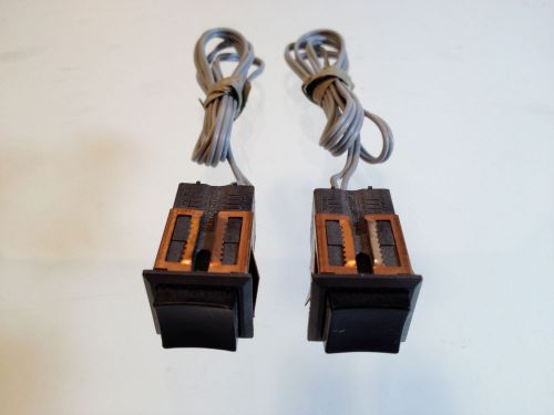 Switchcraft Square Push Button On/Off Switch with Harness (2 pack)