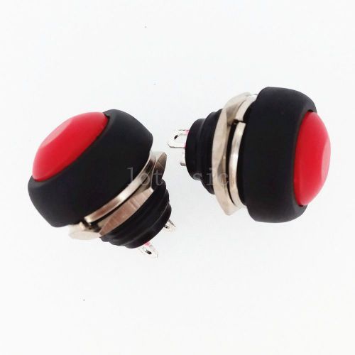 2 x  New Red OFF (ON) Push Button Horn Switch Horn Button