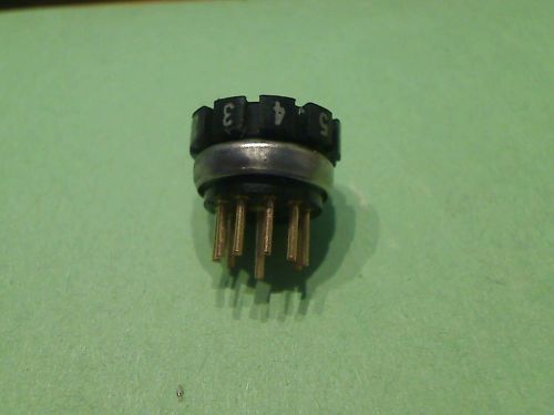 Agilent Mini Rotary Switch 3100-3372, 1 pole 8 throw gold plated 5930011528986