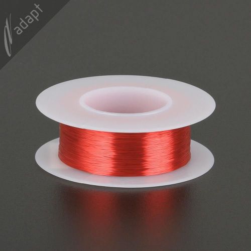 35 AWG Gauge Magnet Wire Red 1250&#039; 155C Solderable Enameled Copper Coil Winding