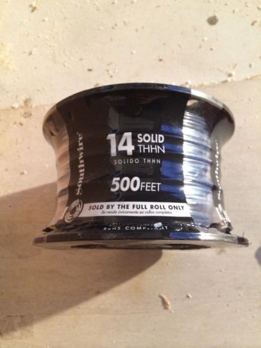 Southwire 14BL-SOLX500 Thhn Solid Single Wire, 14Gauge, Blue