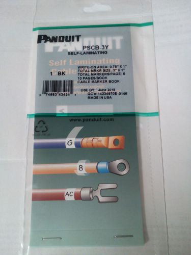Panduit (pscb-3y) self laminating cable markers for sale