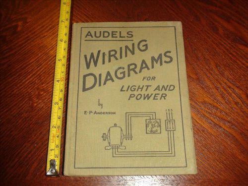 BP215 Vintage 1948 Book Audels Wiring Diagrams for Light and Power E.P. Anderson