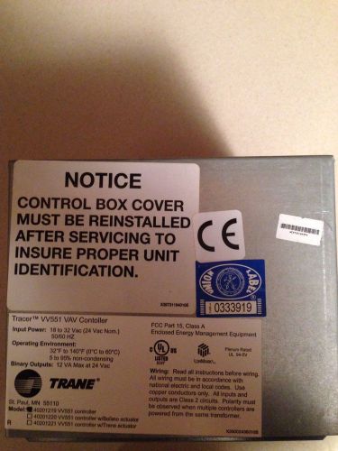 TRANE TRACER VV551 VAV CONTOLLER, Includes Belimo Actuator NEW Out Of Box