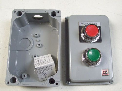 Eaton Cutler-Hammer Die Cast 2 Hole Enclosure 10250T with pushbutton