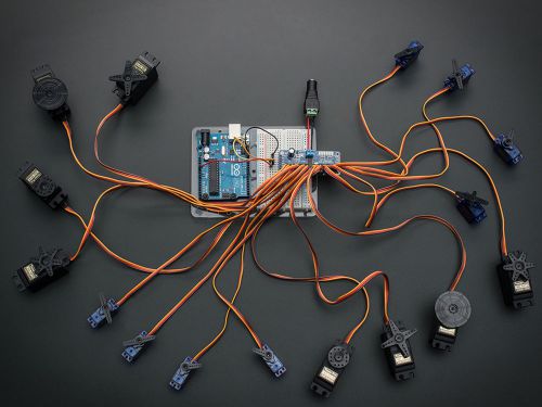 Adafruit 16-channel 12-bit pwm servo pca9685 arduino i2c interface motors robot for sale