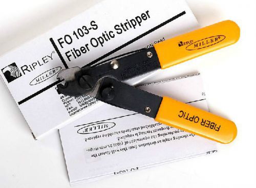 Brand new ripley miller fiber optic stripper fo 103-s adjustable cutter cutsbran for sale