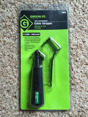 Greenlee Cable Stripper Model 1903 NEW
