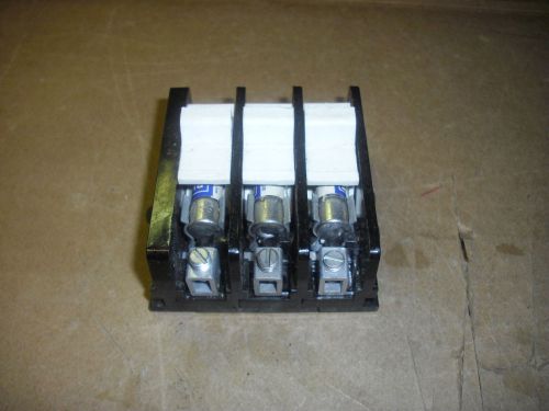3 fuse block with 3-3a buss fuses with wire terminal screws, flip up fuse access for sale