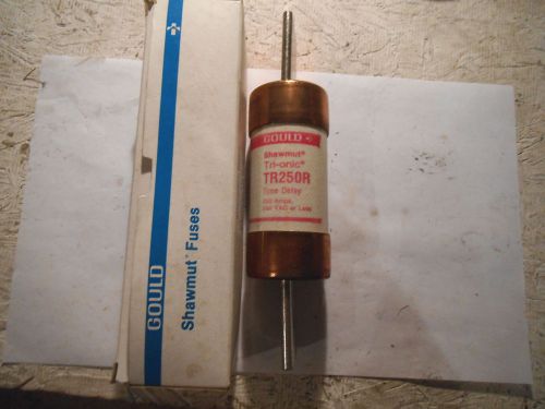 Gould tr250r shawmut tri-onic time delay 250a amp 250v fuse  - new for sale