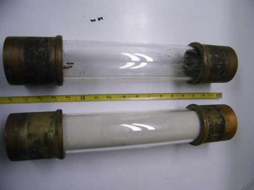 Used Large General Electrical Fuses EJO-1 Size D One Blown Great Steampunk Lamp