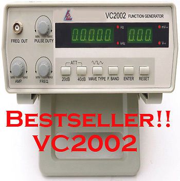 1 HIGH QUALITY NEW FUNCTION GENERATOR 0.2Hz to 2MHz LDB-VC2002, SHIP FROM NE USA