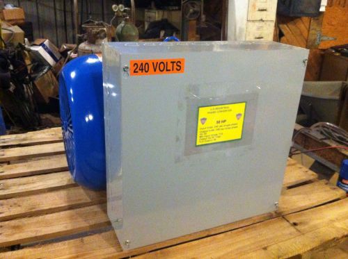 40 HP ROTARY PHASE CONVERTER NEW, INDOOR/OUTDOOR USE HEAVY DUTY, FREE SHIPPING!!