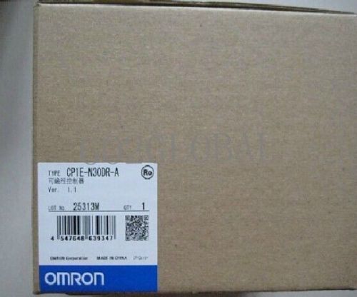 in box OMRON CP1E-N30DR-A New PLC 60 days warranty