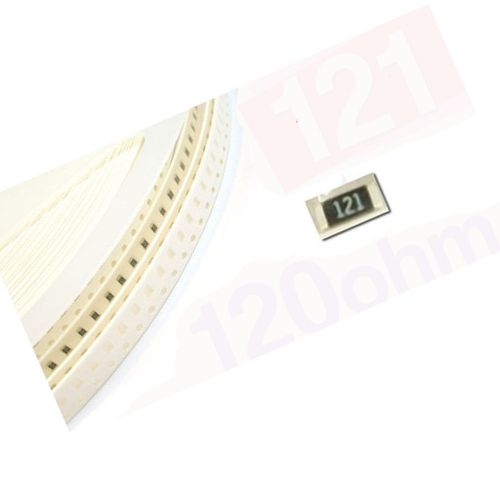 500 x smd smt 0805 chip resistors surface mount 120r 120ohm 121 +/-5% rohs for sale