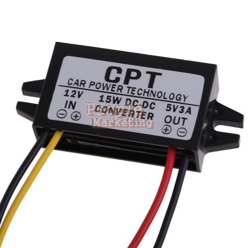 P4PM DC to DC Converter Regulator 12V to 5V 3A 15W Car Led Display Power Supply