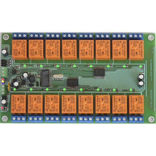 STR1160000H RS-485 board controller 16 Outputs 12V Relays Home Automation