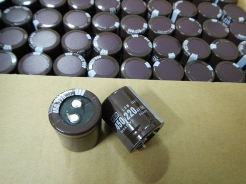 30,NIPPON 450V 220UF Electrolytic Capacitor 30X36mm