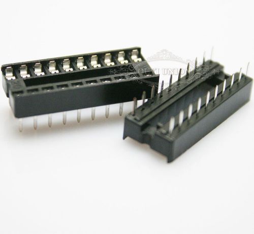 500PCS PCB Solder Pitch 2.54mm 20 Pin 20P PCB Board DIP IC Socket Adapter