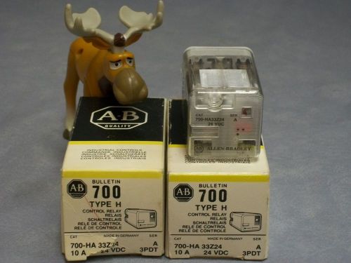 Allen bradley 700-ha33z24 control relay lot of 2 for sale