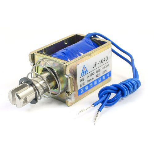 Jf-1040 25n/10mm dc24v 400ma two wires pull type solenoid electromagnet for sale