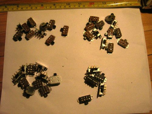 Assortment of 38 x NOS slide switches Lot 19