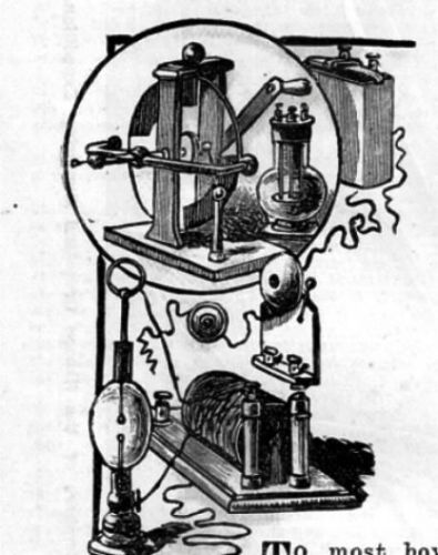 How To Make An Induction Coil Victorian Article 1881 Electronic Project Science