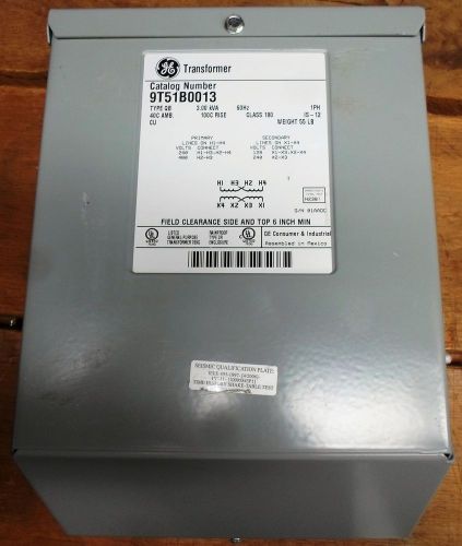 Ge isolation transformer 9t51b0013 for sale