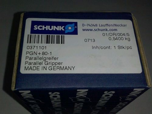 Schunk, pneumantic robotic parallel gripper, pgn+80/1 , pgn+80-1 ,  p# 371101 for sale