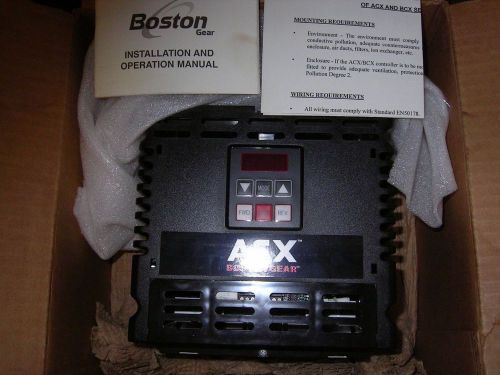 Boston Gear ACX2020 1/3 PH 208/230V max 2HP AC Drive *new*