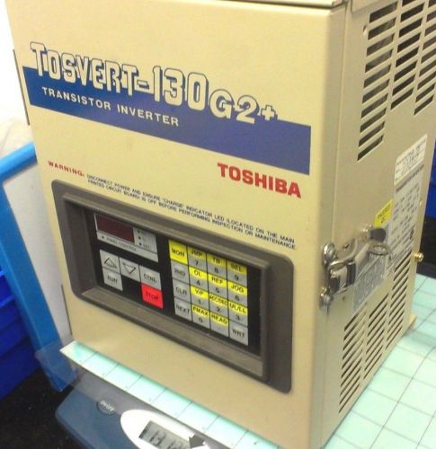 Toshiba tosvert-130 g2+ transistor inverter vt130g2+2035 3hp 3.5kva 208/230v 3p for sale