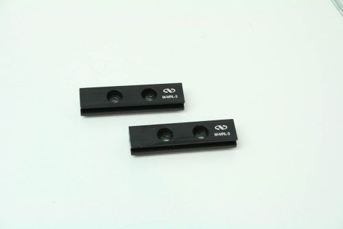 Lot of two miniature optical rail, 75 mm, 19.1 mm width, m4 thread and m6 clr for sale