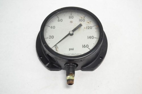 Ashcroft pressure 0-160psi 4-1/2 in 1/4 in npt gauge b265854 for sale