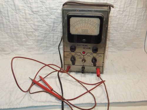 Vintage Electronic Designs Voltage Meter Voltmeter Ohmmeter