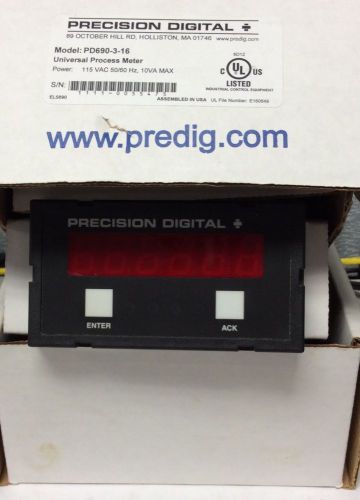Precision Digital PD690-3-16 Universal Process Meter UNUSED IN ORIGINAL BOX