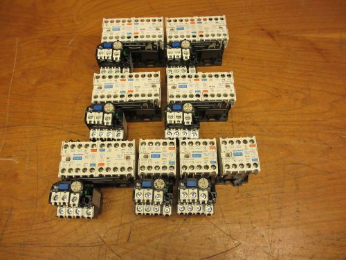 Mitsubishi Magnetic Contactors w/ Thermal Overload Relays SD-QR11 SD-Q11 TH-N12