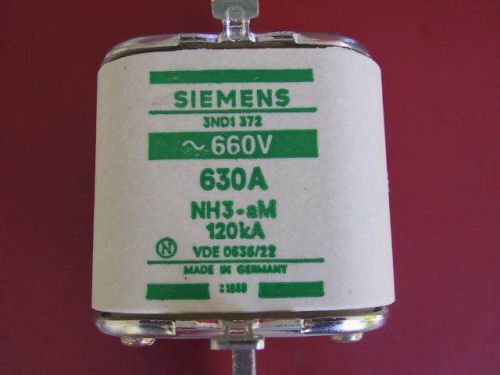 Nw Siemens 3ND1 372 Fuse 660 Volt 630 Amp 3ND1372