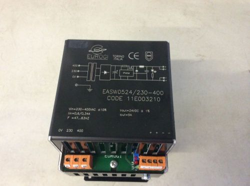 Eurogi EASW0524 / 230 - 400 230 - 400 VAC In 24 VDC 5 Amp Out Power Supply