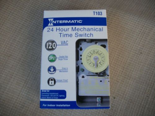 Intermatic T103 24 Hour Mechanical Time Switch