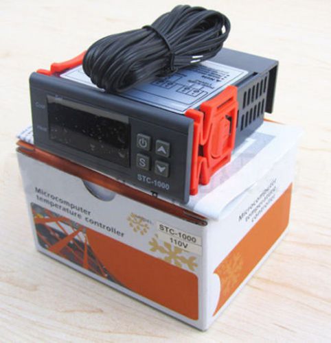 Mini digital stc-1000 all-purpose temperature controller with sensor 110v 10a for sale